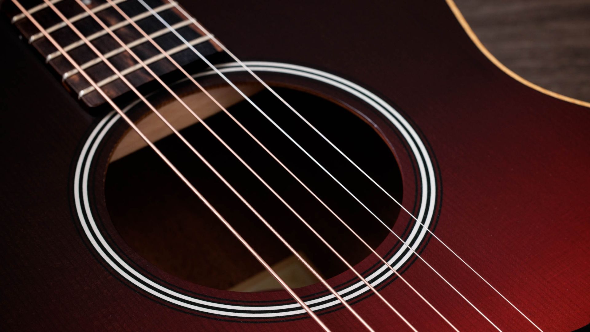 GS Mini-e Special Edition, Sunset Fade Layered Sapele